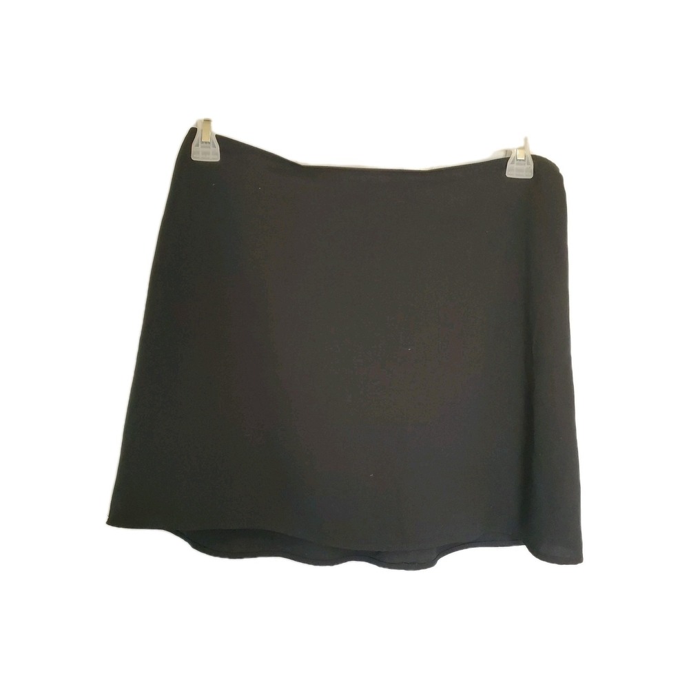 Hollister‎ Ultra High Rise Skirt Mini Size Large Black Side Zip